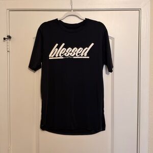 Active Faith “Blessed” Dry-Fit Shirt Black Medium